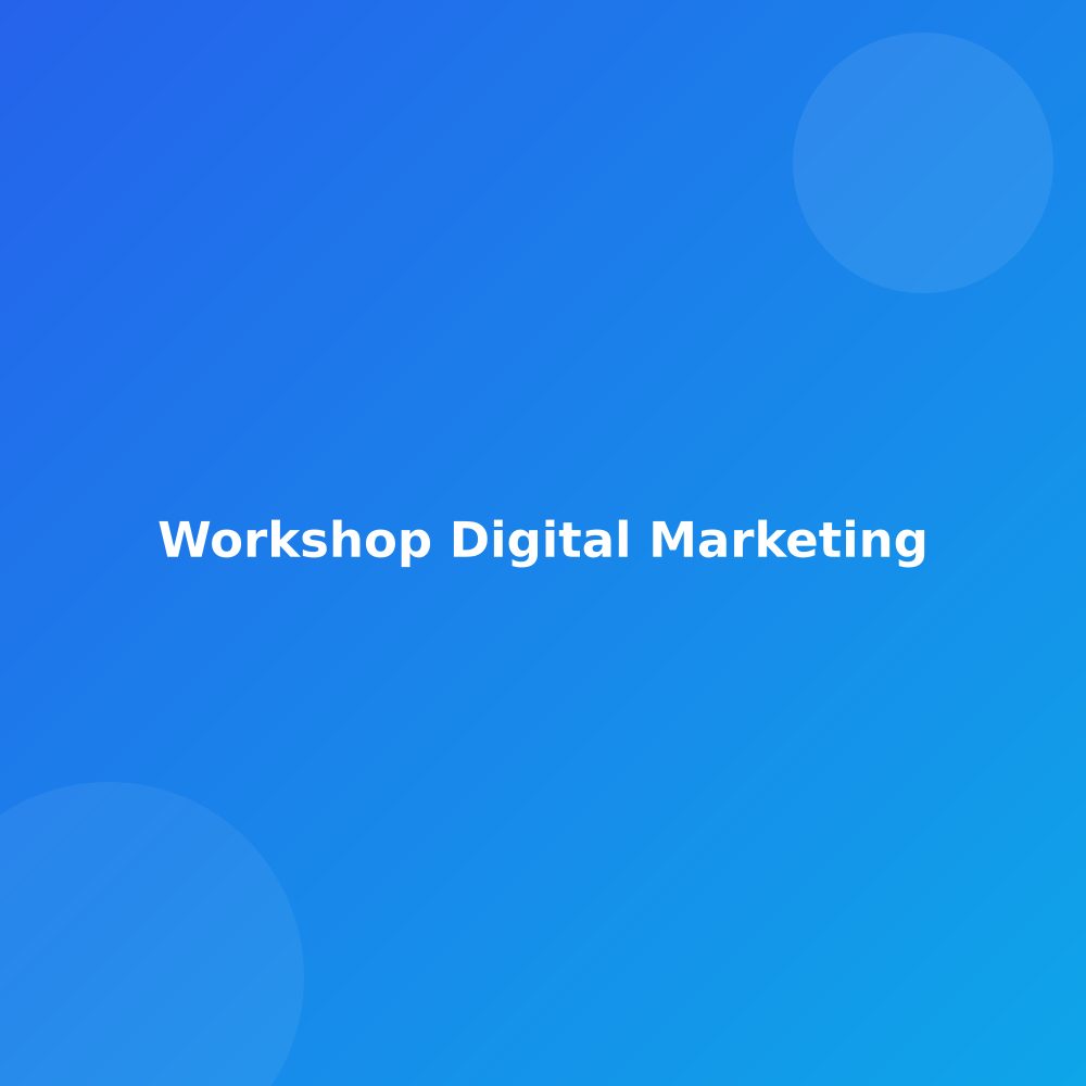 Sesi workshop digital marketing Eposko
