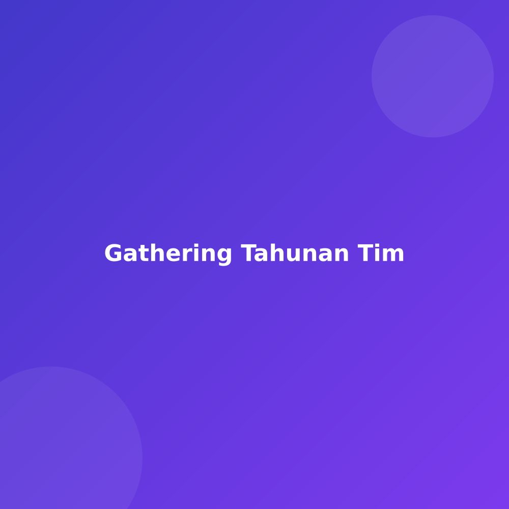 Acara gathering tahunan tim Eposko