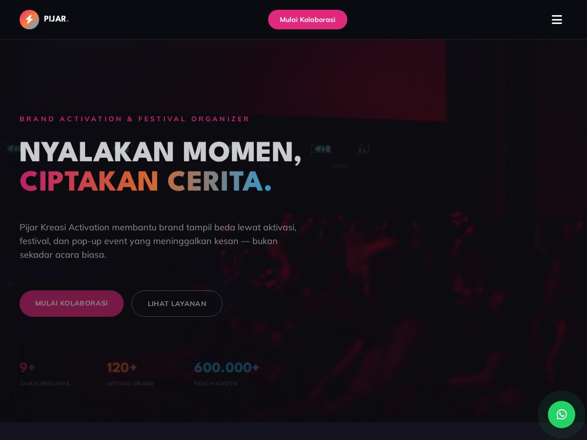 Pijar Kreasi Activation