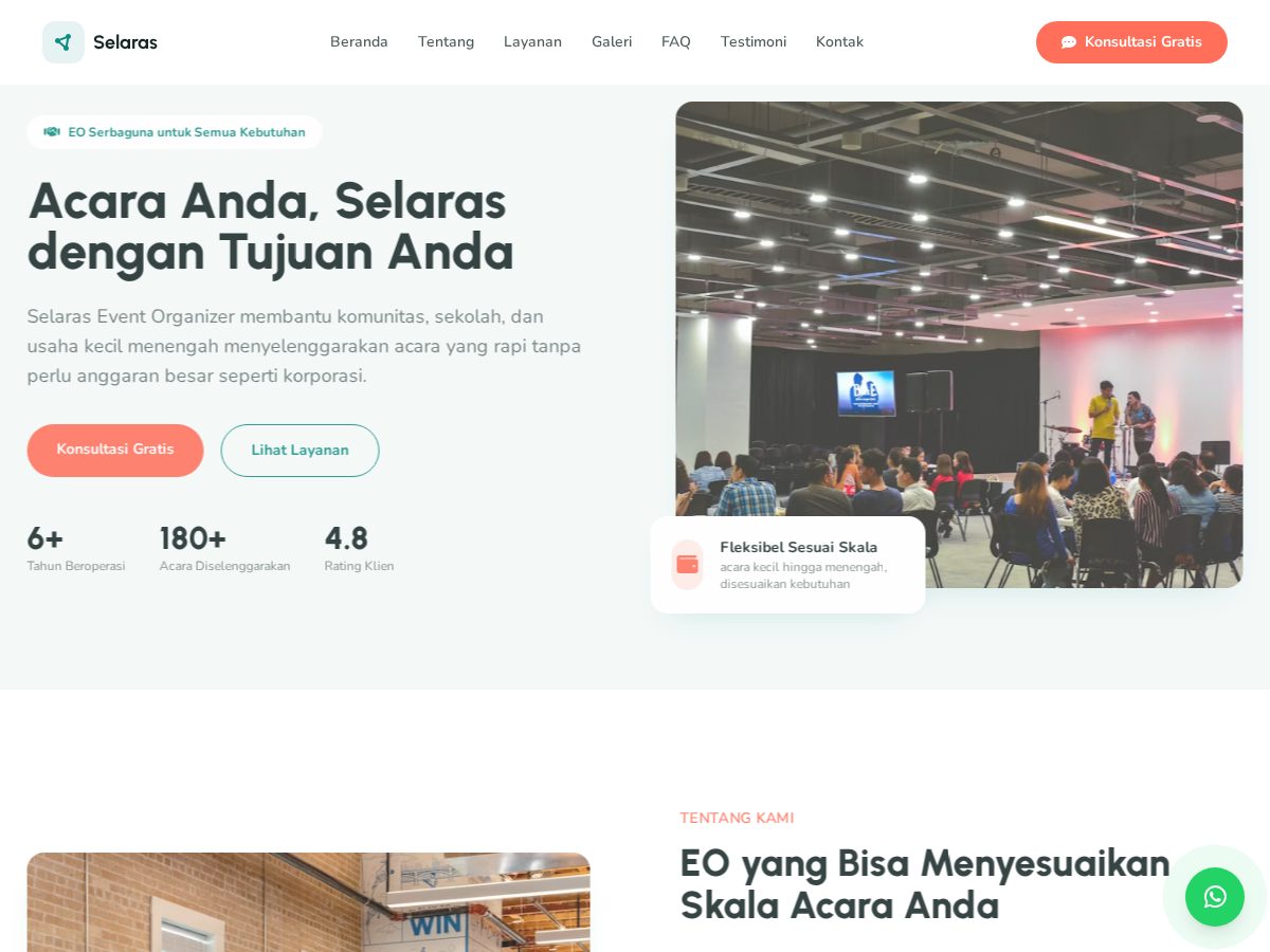 Selaras Event Organizer