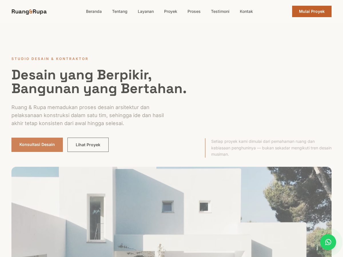 Ruang & Rupa Design-Build