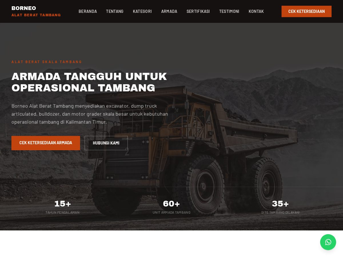 Borneo Alat Berat Tambang