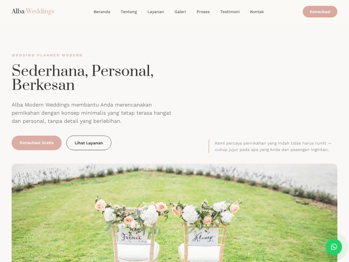 Alba Modern Weddings